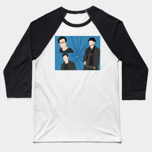 Harrison Wells x3 Baseball T-Shirt